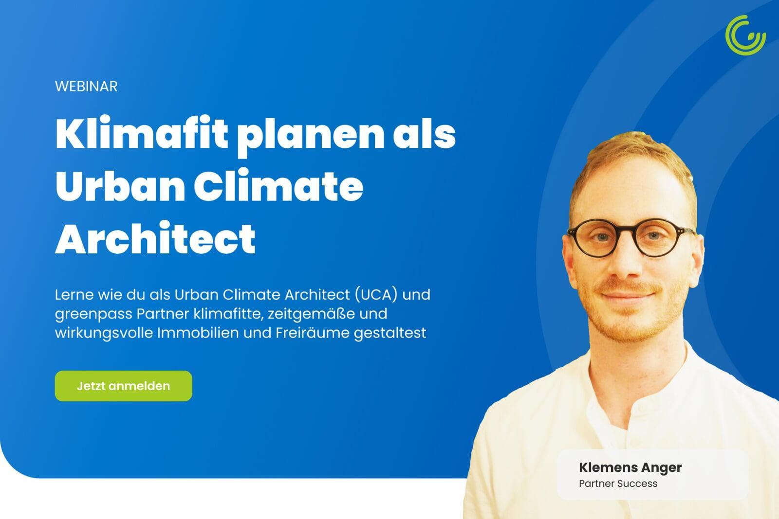 Klimafit planen als Urban Climate Architect (UCA)